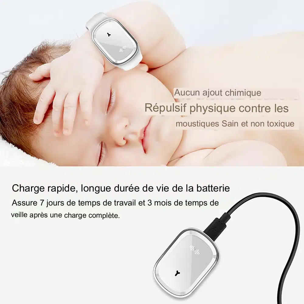 Bracelet Montre anti moustique