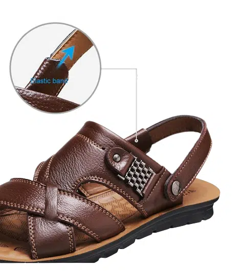 Sandale orthopédique respirante pour homme