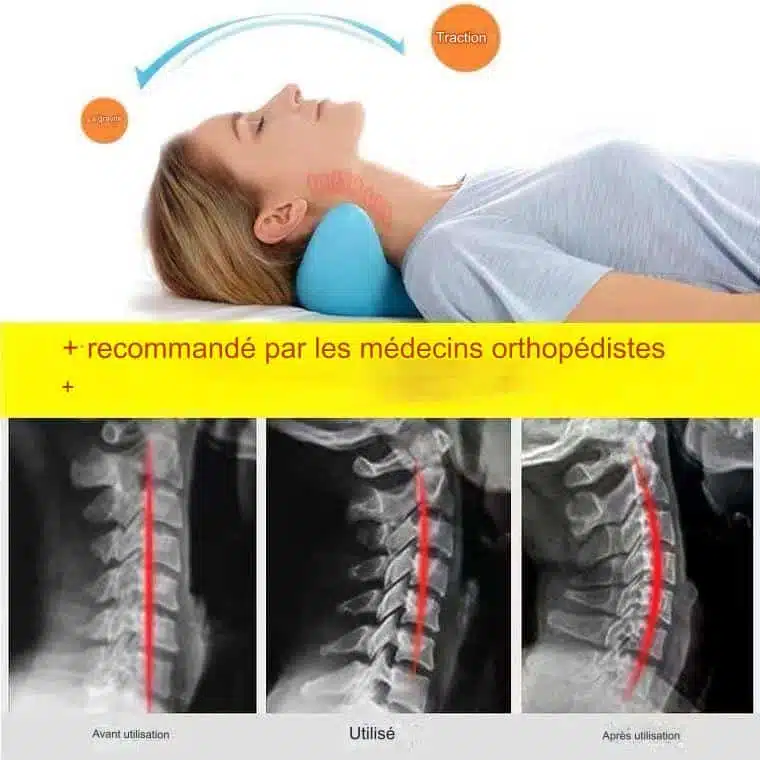 Oreiller de Massage Cervical Ergonomique