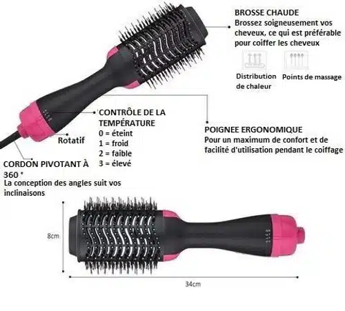 Brosse Soufflante | Volumiseur pour Brushing