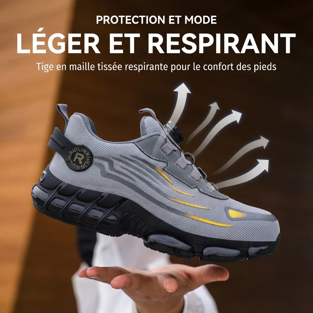 Calzado de seguridad laboral antideslizante