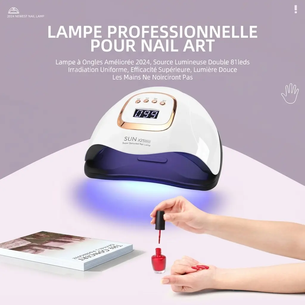 Lampe UV de séchage pour ongles professionnelle