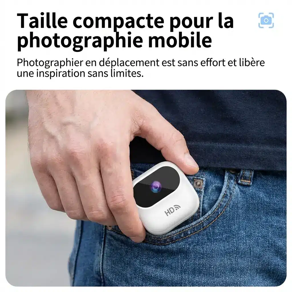 Mini Caméra de Sécurité Wifi HD intelligente