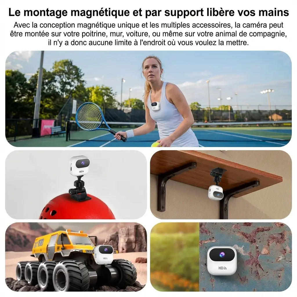 Mini Caméra de Sécurité Wifi HD intelligente