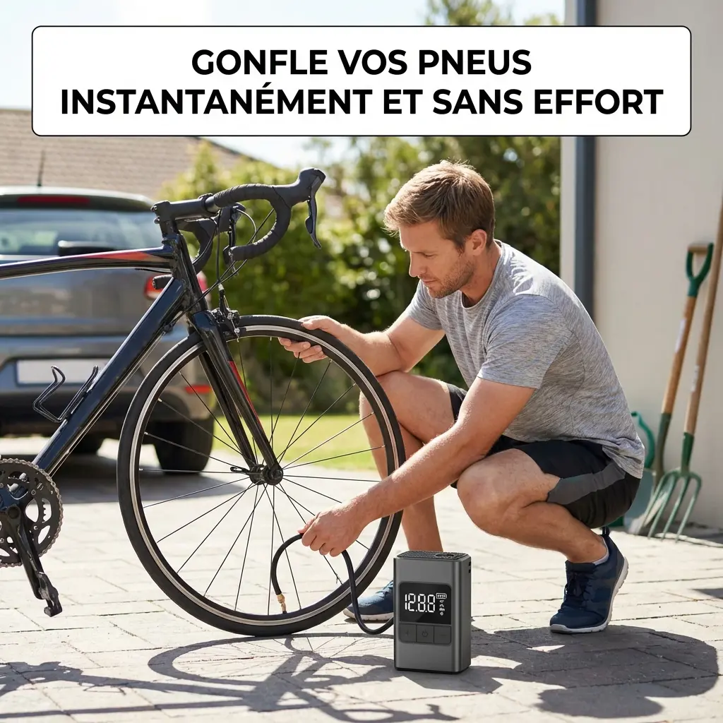 Mini pompe à Air intelligente 120PSI rechargeable USB