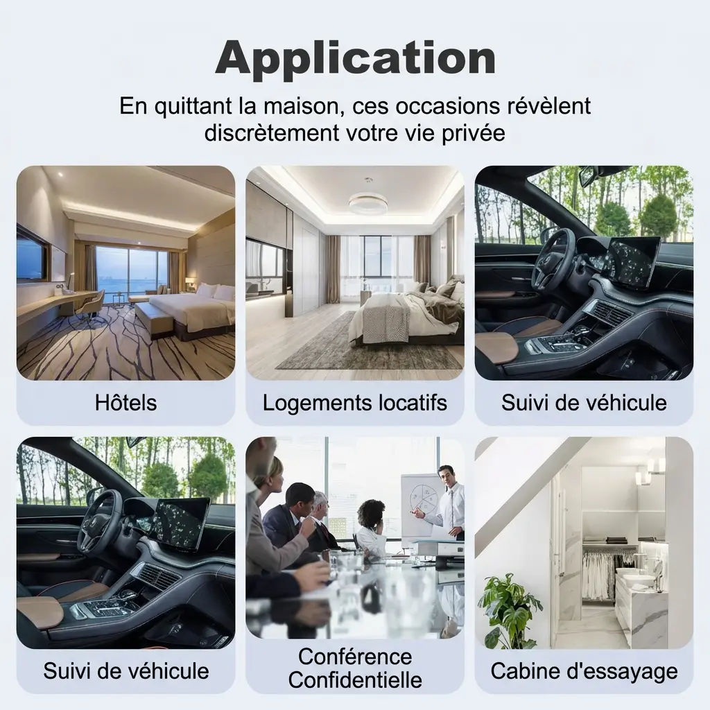 Détecteur de Caméra cachée Anti-Espion