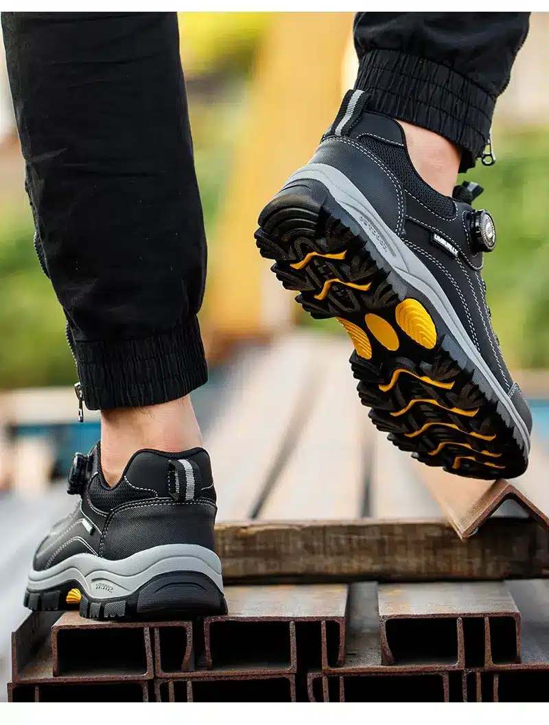 Chaussures de sécurité avec laçage automatique kevlar