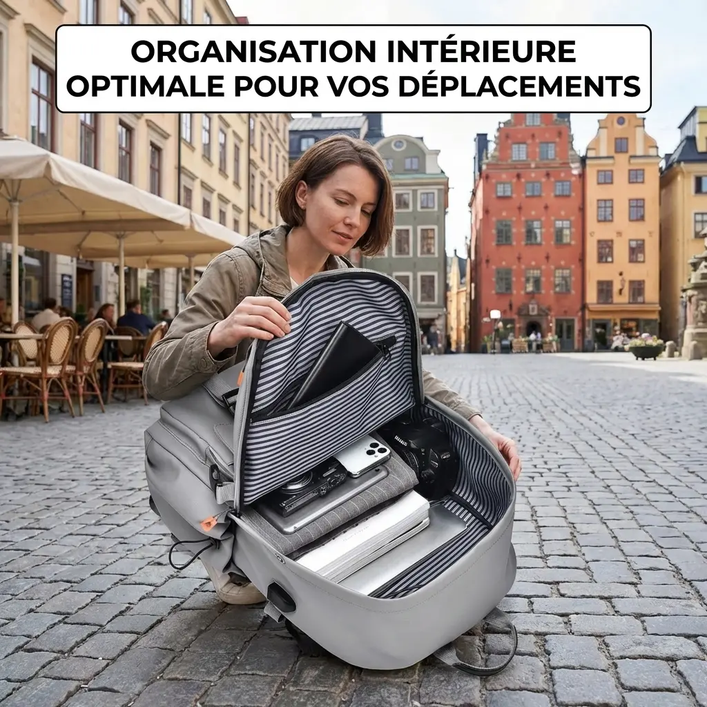 Sac à dos de voyage grande capacité imperméable