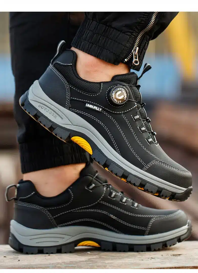 Chaussures de sécurité avec laçage automatique kevlar