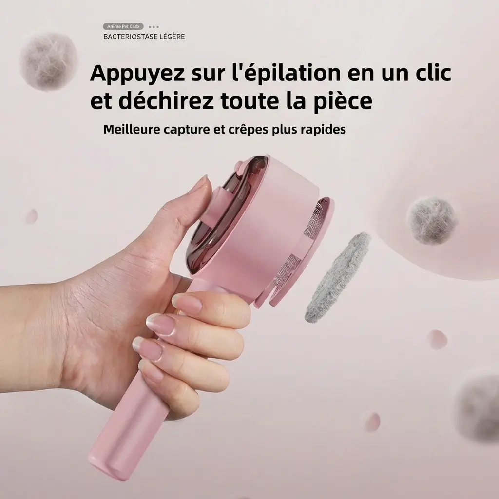 Brosse et peigne de massage et de nettoyage vapeur pour animaux