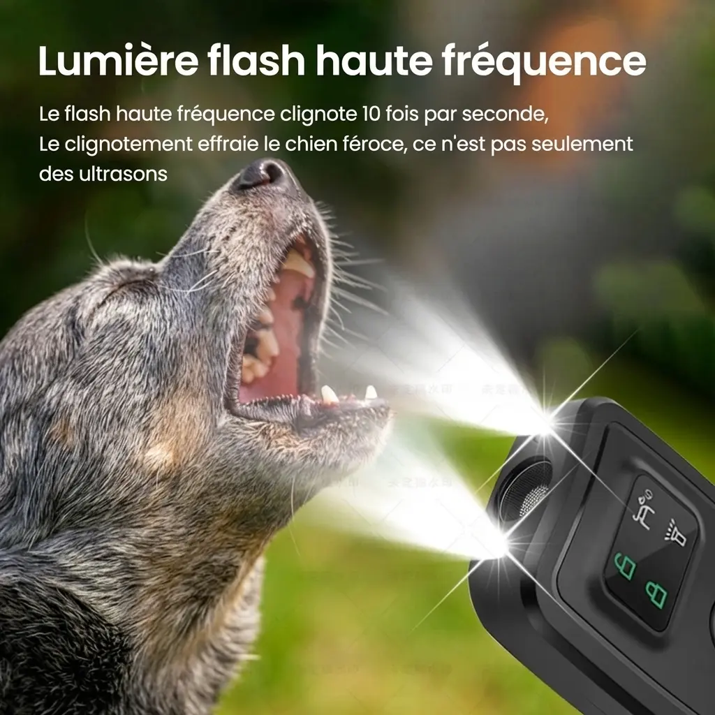Répulsif pour chiens Ultrasons intelligent