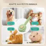 Brosse pour animaux auto nettoyante