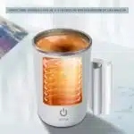Tasse à mélangeur automatique à rotation magnétique 350 Ml – Image 6