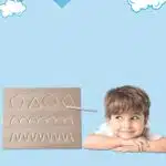 Tablette d'apprentissage des chiffres pour enfant Montessori