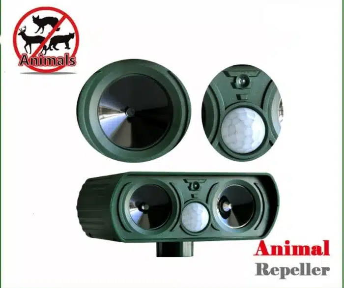 Répulsif à ultrasons solaire dissuasif animaux