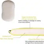 Eponge magique microfibres double action