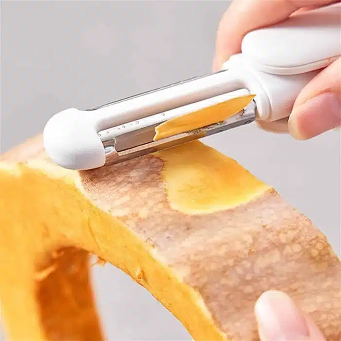 Couteau de cuisine 3 en 1 rotatif multifonction éplucheur et râpe