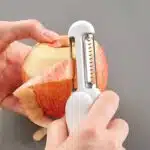 Couteau de cuisine 3 en 1 rotatif multifonction éplucheur et râpe