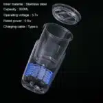 Tasse à mélangeur automatique à rotation magnétique 350 Ml
