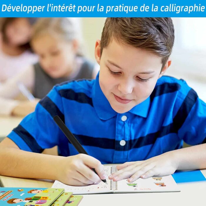 Cahier magique d'apprentissage d'écriture pour enfant