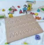 Tablette d'apprentissage des chiffres pour enfant Montessori