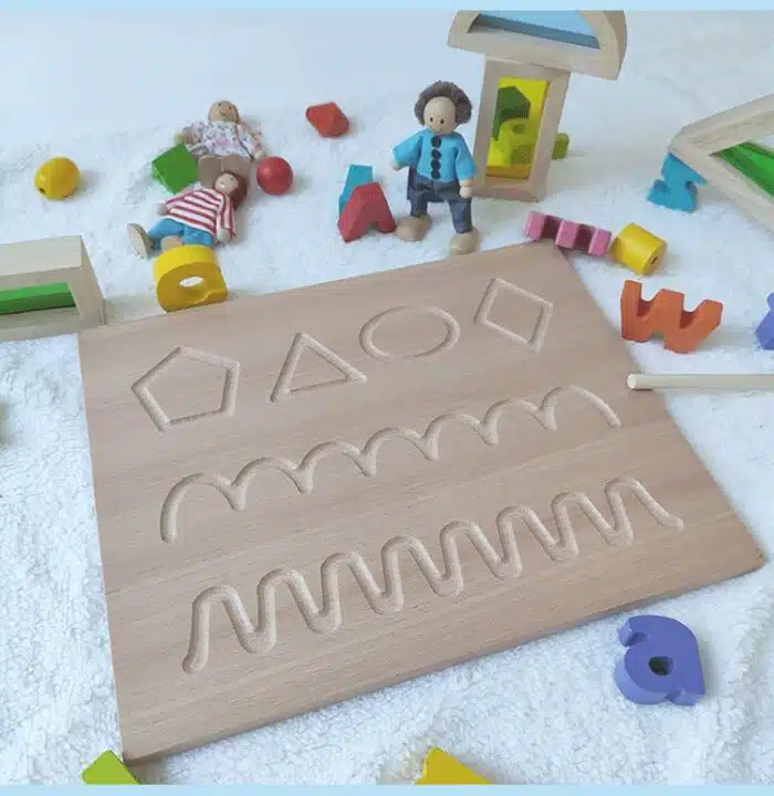 Tablette d'apprentissage des chiffres pour enfant Montessori