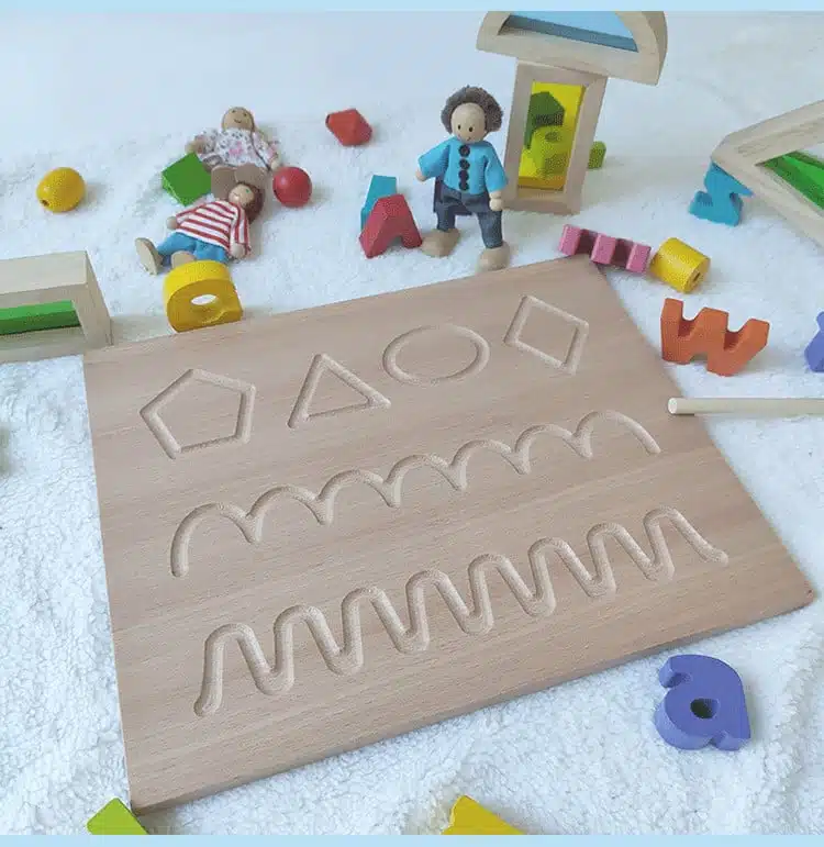 Tablette d'apprentissage des chiffres pour enfant Montessori