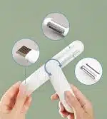 Couteau de cuisine 3 en 1 rotatif multifonction éplucheur et râpe
