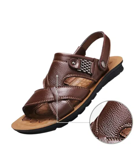 Sandale orthopédique respirante pour homme
