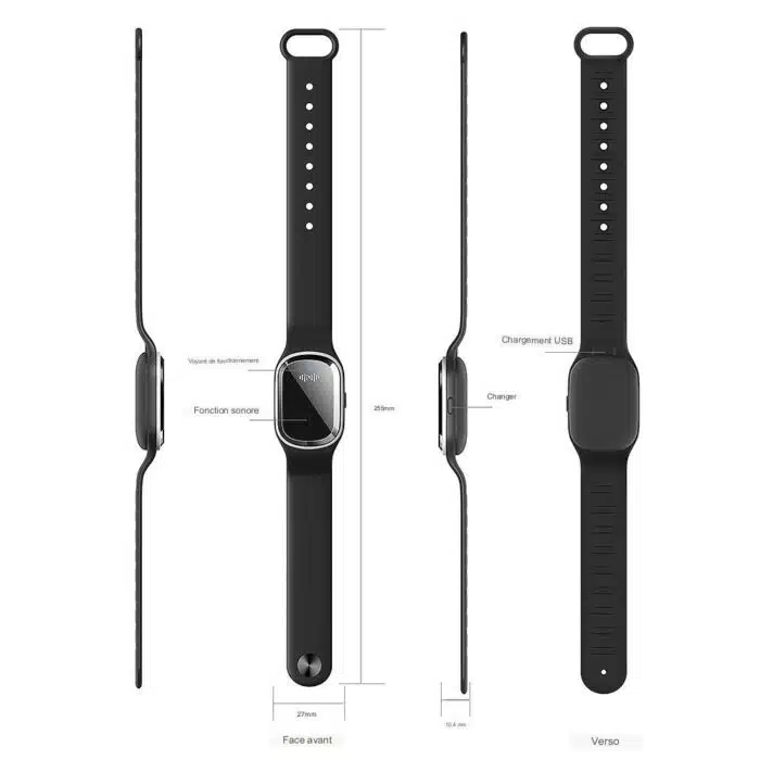 Bracelet Montre anti moustique
