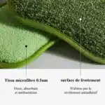 Eponge magique microfibres double action