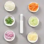 Couteau de cuisine 3 en 1 rotatif multifonction éplucheur et râpe