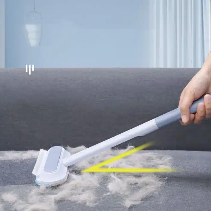 Brosse multifonction 4-en-1 pour poils d'animaux et vitres