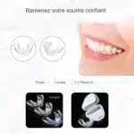 Gouttière de réalignement dentaire en 3 étapes