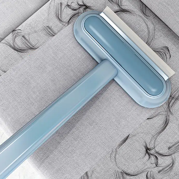 Brosse multifonction 4-en-1 pour poils d'animaux et vitres
