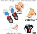 Semelles Orthopédiques respirantes ajustables avec absorption des chocs