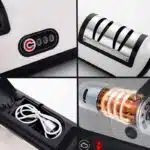 Aiguiseur de couteaux électrique rechargeable USB
