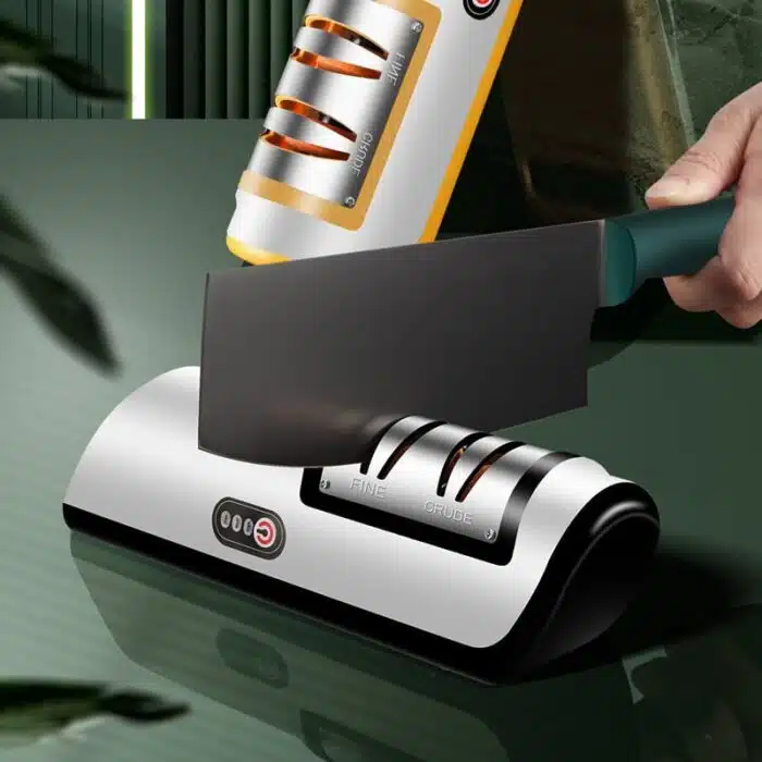 Aiguiseur de couteaux électrique rechargeable USB