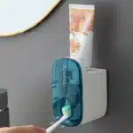 Distributeur de dentifrice murale a pression