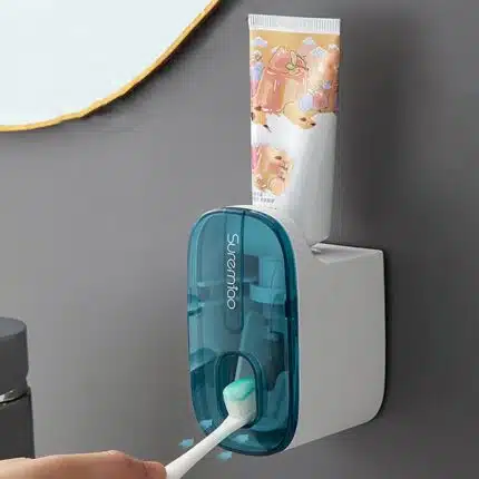 Distributeur de dentifrice murale a pression