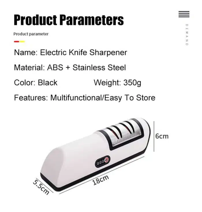 Aiguiseur de couteaux électrique rechargeable USB – Image 13