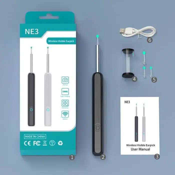 Nettoyeur d'oreilles Wifi USB avec Caméra – Image 14