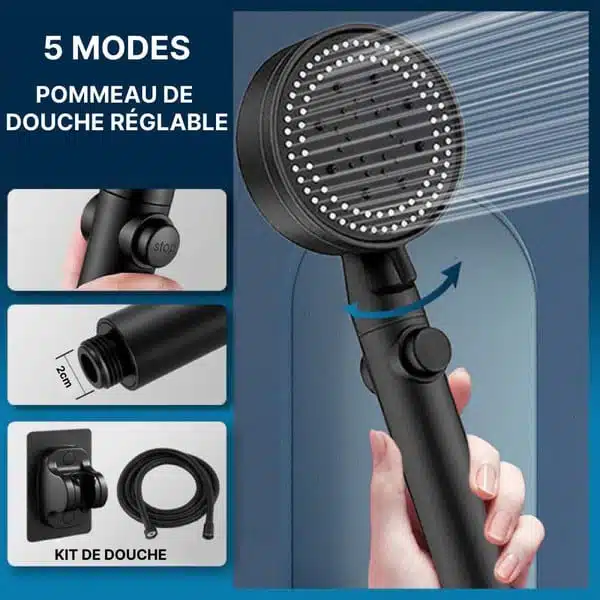 Pommeau de Douche Haute Pression