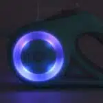 Laisse pour chiens rétractable lumineuse LED 5m