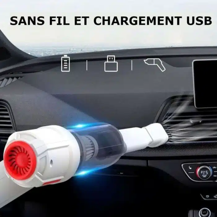 Aspirateur portable rechargeable USB
