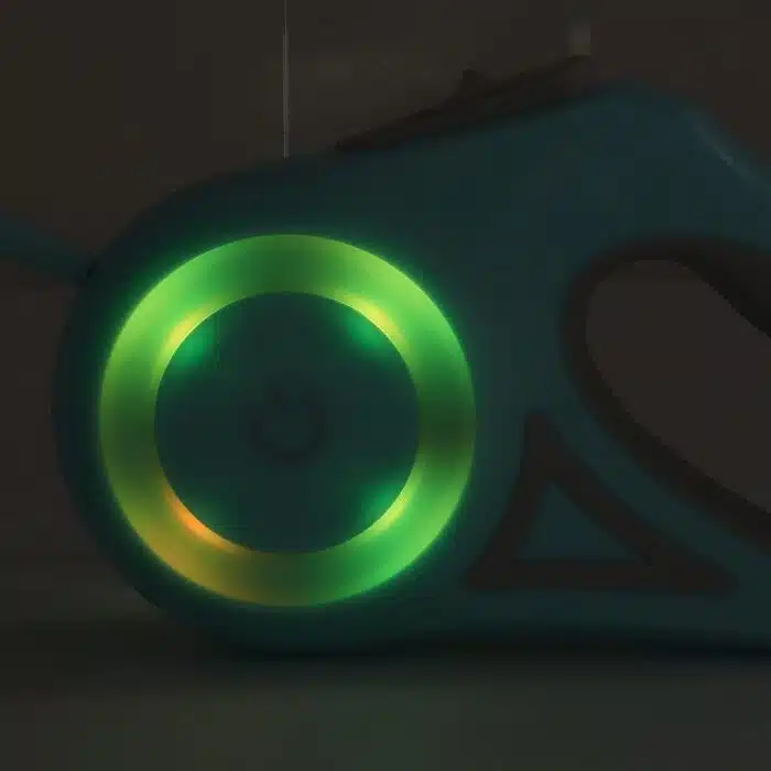Laisse pour chiens rétractable lumineuse LED 5m