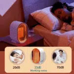 Calefactor eléctrico móvil silencioso - Imagen 9