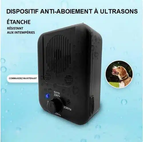 Dispositif Anti Aboiements à UltraSons portable pour Chiens