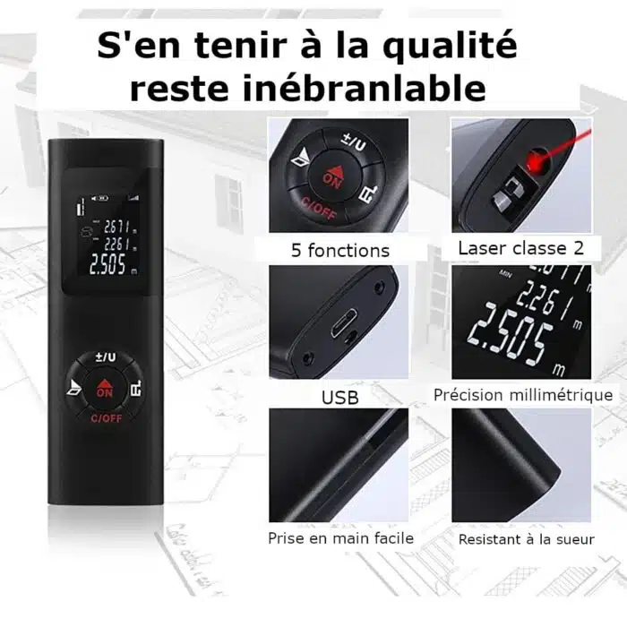 Télémètre Laser infrarouge de précision