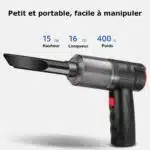 Aspirateur portable rechargeable USB